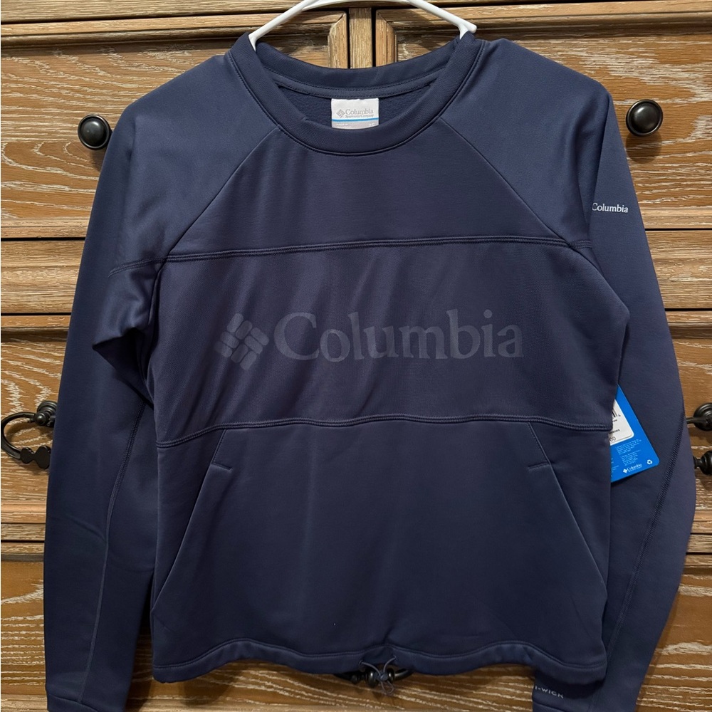 Columbia Dark Blue Fleece Crew